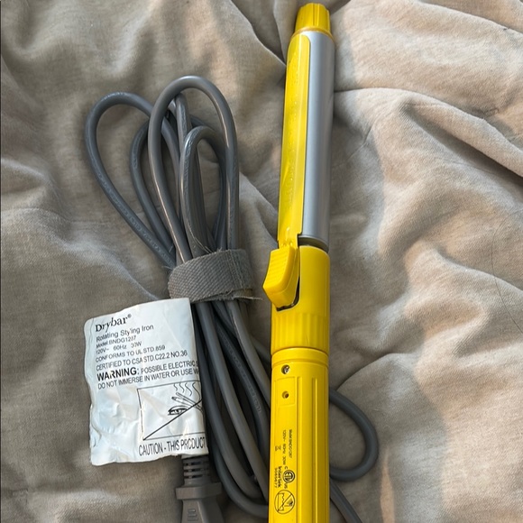 Drybar Silver and Yellow Curling Wand - Picture 4 of 4